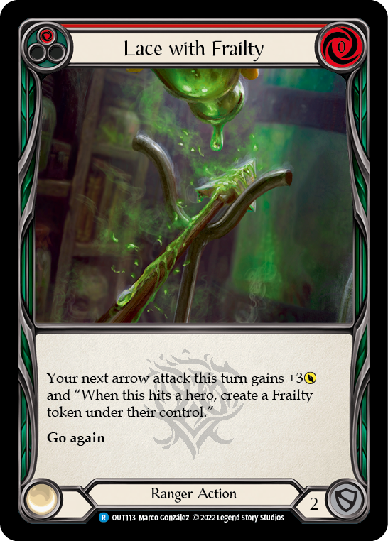 Lace with Frailty (Red) [Outsiders]