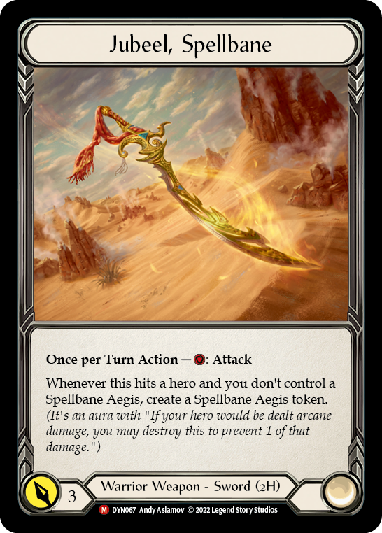 Jubeel, Spellbane [Dynasty] Rainbow Foil