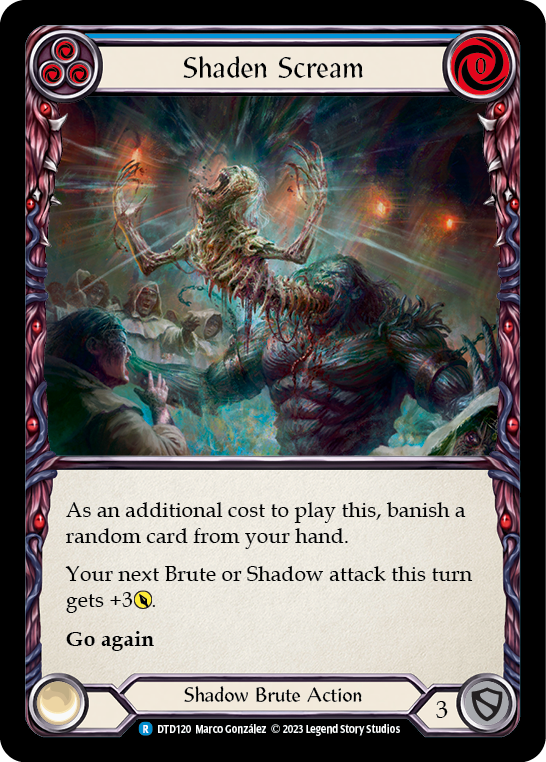 Shaden Scream (Blue) [Dusk Till Dawn] Rainbow Foil