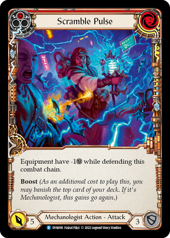 Scramble Pulse (Red) [Dynasty] Rainbow Foil