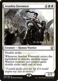 Arashin Foremost (3) [Prerelease Cards]