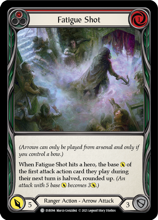 Fatigue Shot (Red) [Everfest] 1st Edition Normal