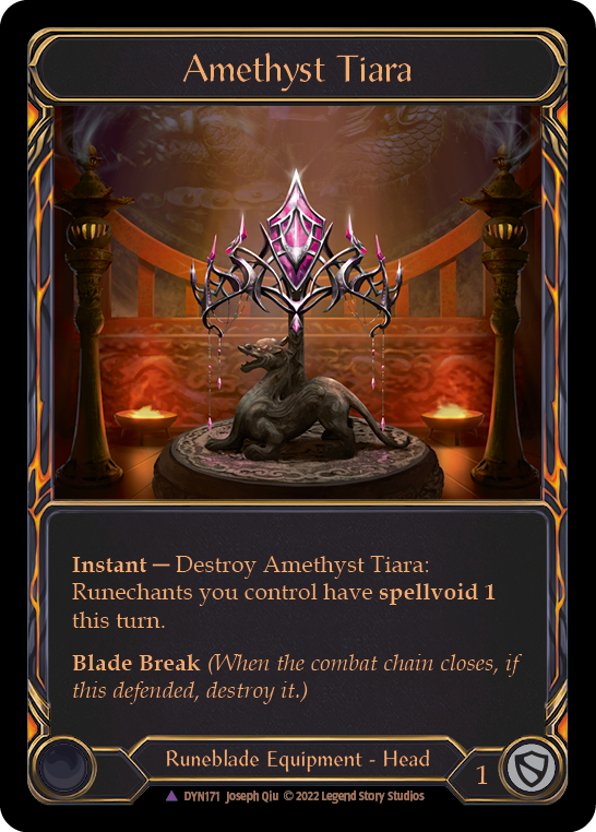 Amethyst Tiara (Marvel) [Dynasty] Cold Foil