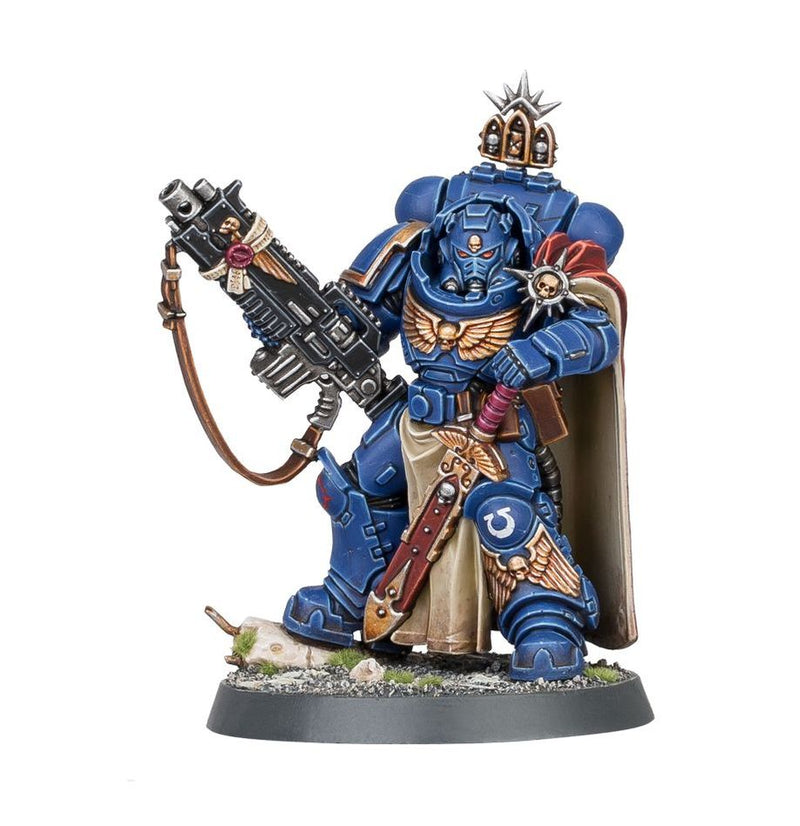 Warhammer 40k - Space Marines: Captain in Gravis Armour with Master-crafter Heavy Bolt Rifle
