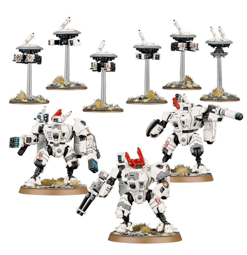 Warhammer 40k - T'au Empire: XV8 Crisis Battlesuit Team