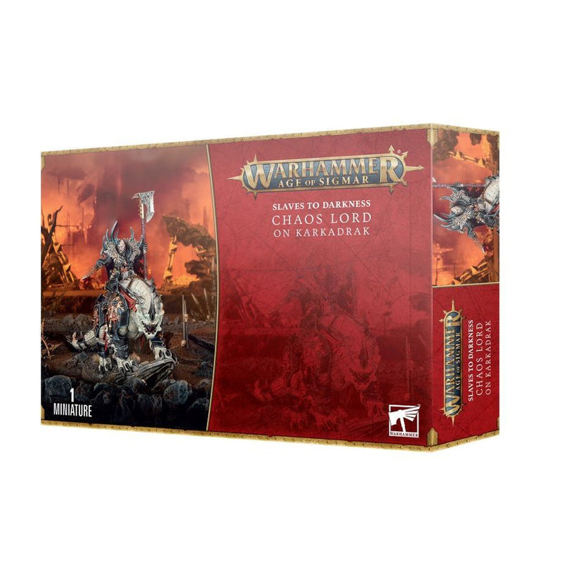 Warhammer : Age of Sigmar - Slaves to Darkness: Chaos Lord on Karkadrak