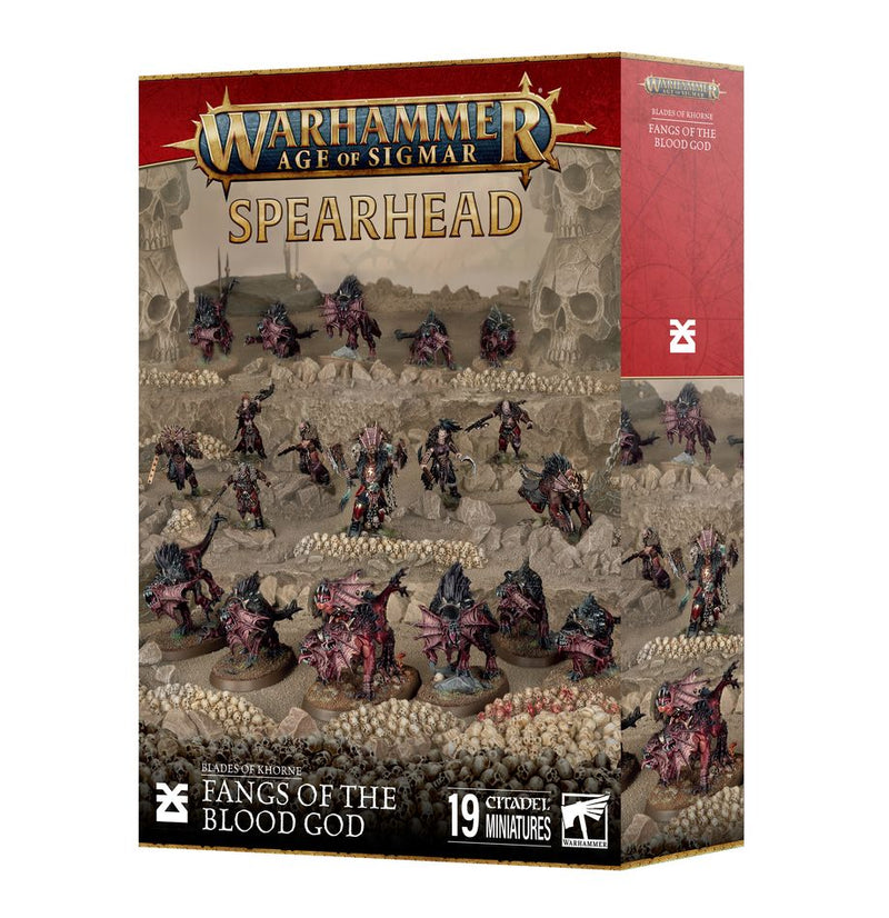 Warhammer Age of Sigmar: Spearhead - Blade of Khorne Fangs of the Blood God