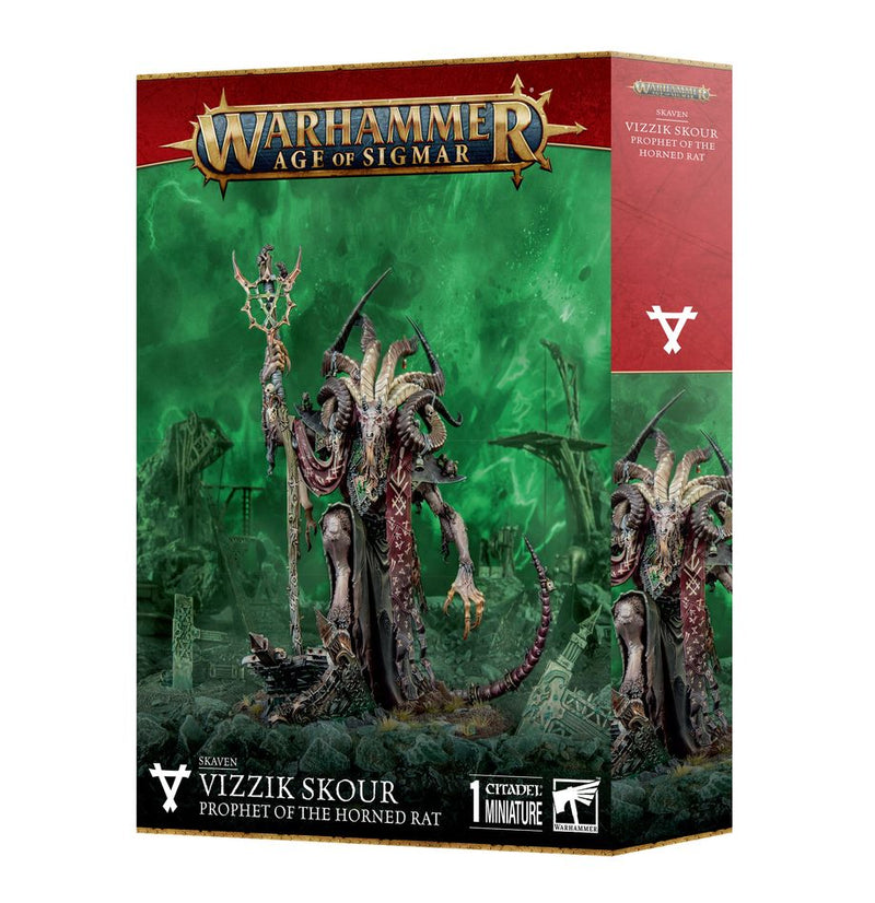 Warhammer : Age of Sigmar - Skaven: Vizzik Skour, Prophet of the Horned Rat