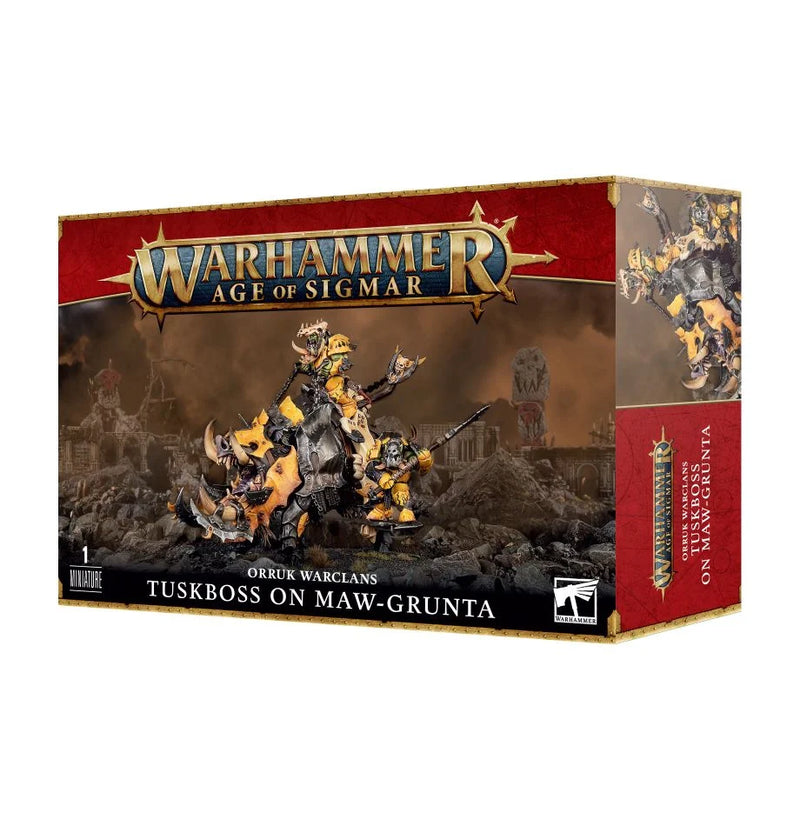 Warhammer : Age of Sigmar - Orruk Warclans: Tuskboss on Maw-grunta