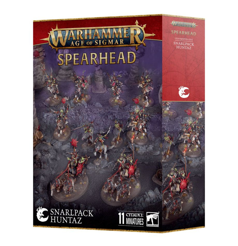 Warhammer Age of Sigmar: Spearhead Gloomspite Gitz -  Snarlpack Huntaz