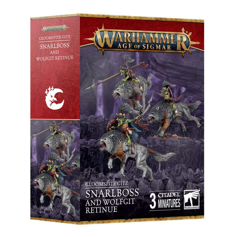 Warhammer Age of Sigmar - Gloomspite Gitz : Snarlboss et Wolfgit Retinue (2025-03-22)