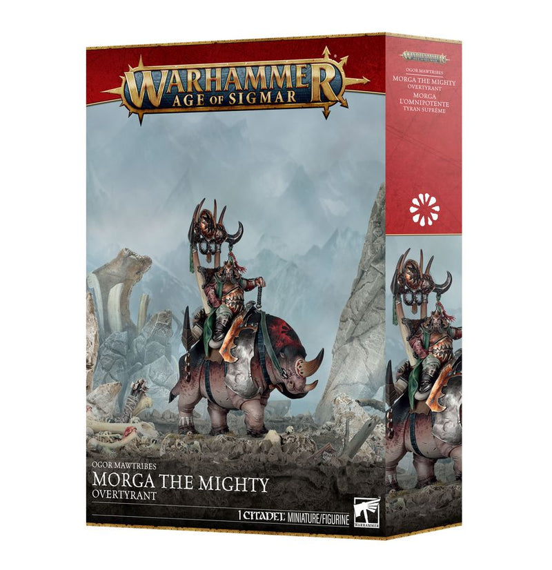 Warhammer : Age of Sigmar - Ogor Mawtribes: Morga the Mighty – Overtyrant / Tyrant on Glutthorn (2026-08-29)