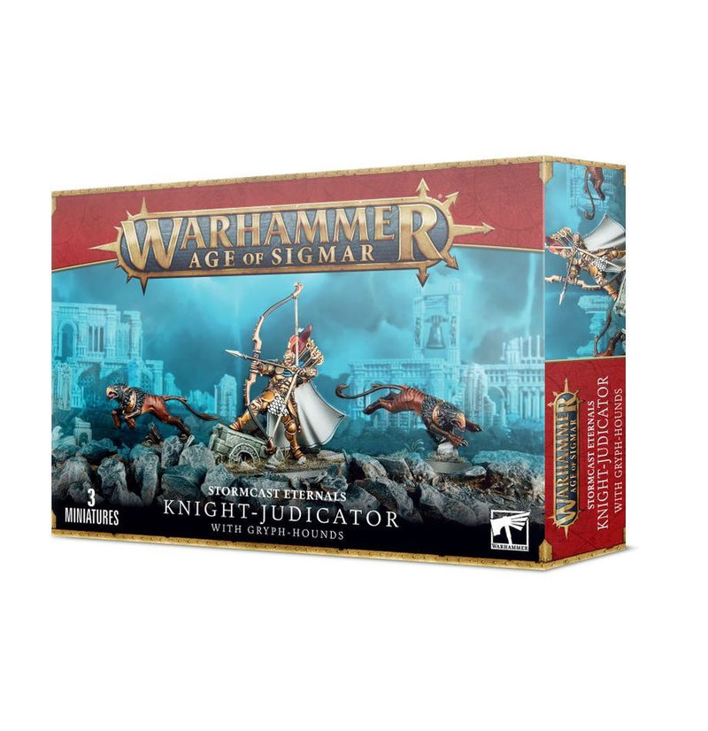 Warhammer : Age of Sigmar - Stormcast Eternals : Chevalier-Judicateur avec Gryph-Hounds