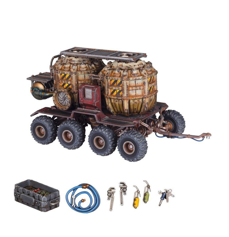 Réservoirs de prométhium sur la remorque Cargo-8 Ridgehauler