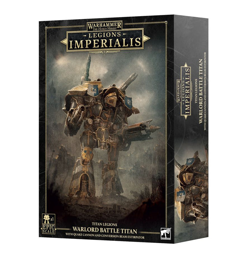 Warhammer The Horus Heresy - Legions Imperialis: Warlord Titan with Quake Cannon and Conversion Beam Extirpator (2026-08-01)