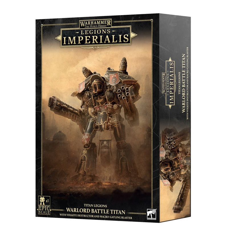 Warhammer The Horus Heresy - Legions Imperialis: Warlord Titan with Volkite Destructor and Macro-Gatling Blaster (2026-08-01)