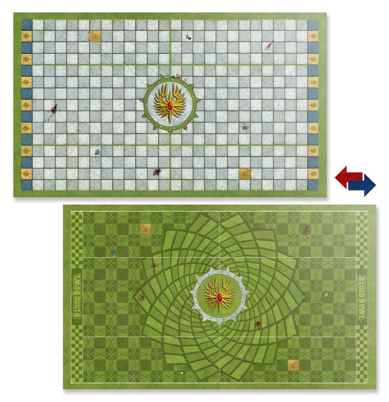 Blood Bowl - High Elf Pitch: Double-sided Pitch and Dugouts