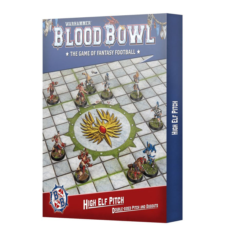 Blood Bowl - High Elf Pitch: Double-sided Pitch and Dugouts