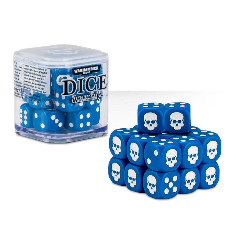 Cube de dés Warhammer 40.000 - Bleu