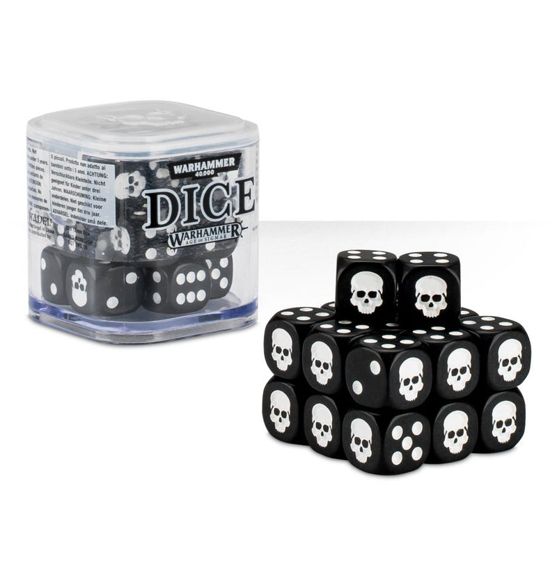 Cube de dés Warhammer 40.000 - Noir