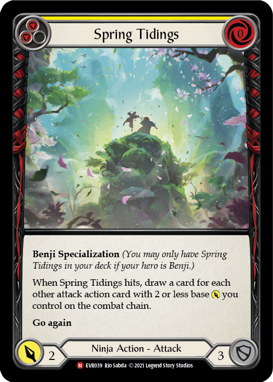 Spring Tidings [Everfest] 1st Edition Rainbow Foil
