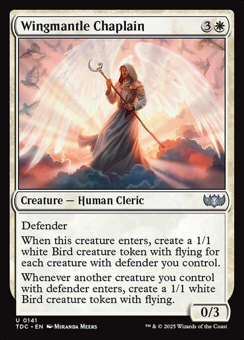 Wingmantle Chaplain (141) [Tarkir: Dragonstorm Commander]