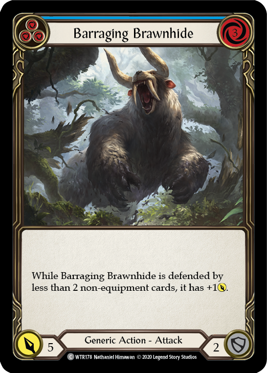 Barraging Brawnhide (Blue) [Welcome to Rathe Unlimited] Unlimited Normal