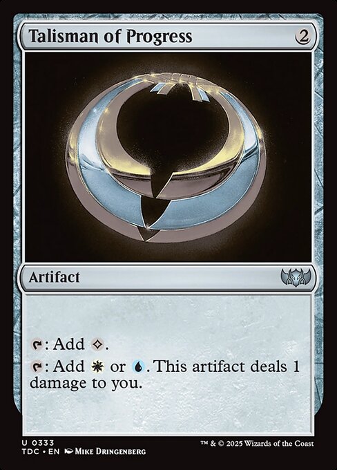 Talisman of Progress (333) [Tarkir: Dragonstorm Commander]