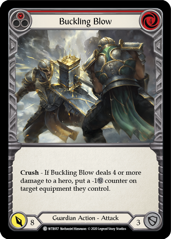 Buckling Blow (Red) [Welcome to Rathe Unlimited] Unlimited Rainbow Foil