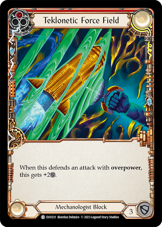 Teklonetic Force Field (Red) [Bright Lights] Rainbow Foil