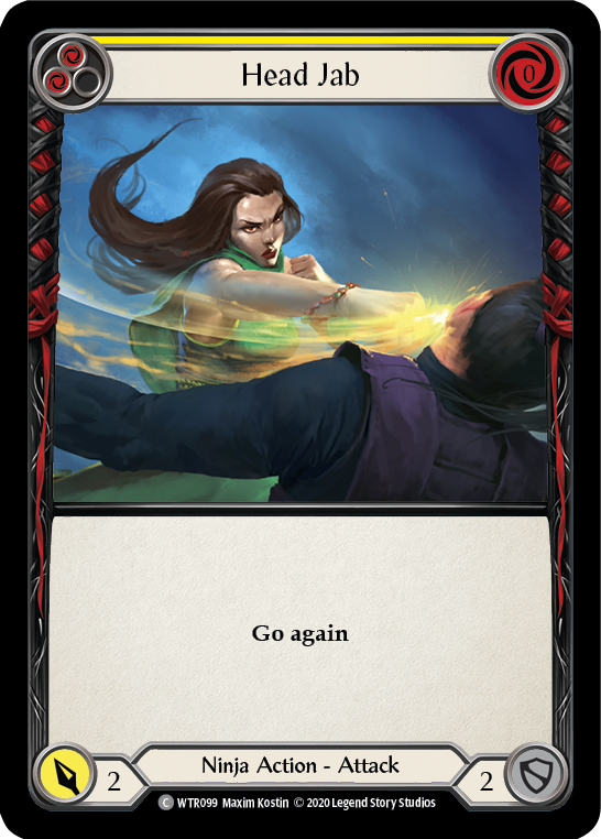 Head Jab (Yellow) [Welcome to Rathe Unlimited] Unlimited Rainbow Foil
