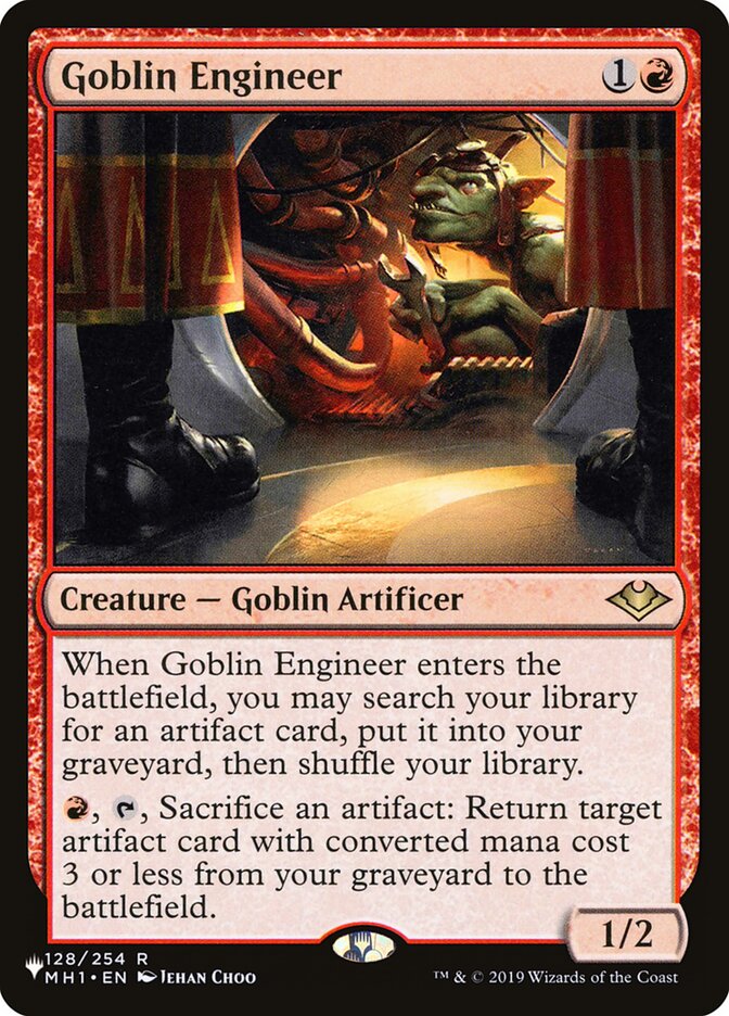 Goblin Engineer [Secret Lair: Heads I Win Tails You Lose]