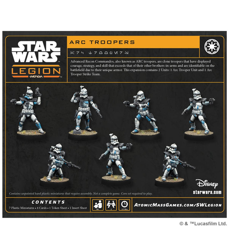 Star Wars : Legion – Soldats ARC – Extension D’Unité