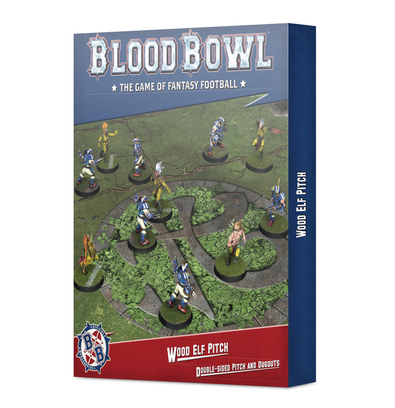 BLOOD BOWL - Wood Elf Pitch and Dugouts Set