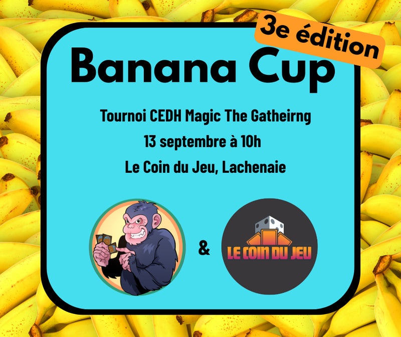 Tournoi CEDH Banana cup 3e Édition avec PONGIFIED 13 Septembre 10AM