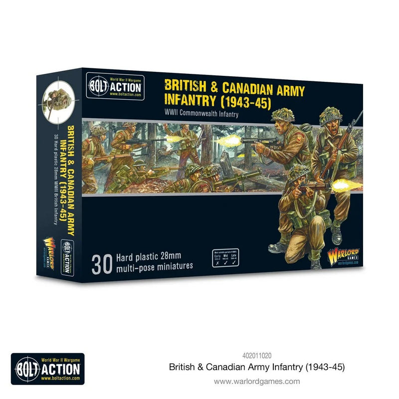Bolt Action: Infanterie des Armées Britannique et Canadienne (1943-1945) (Anglais) 