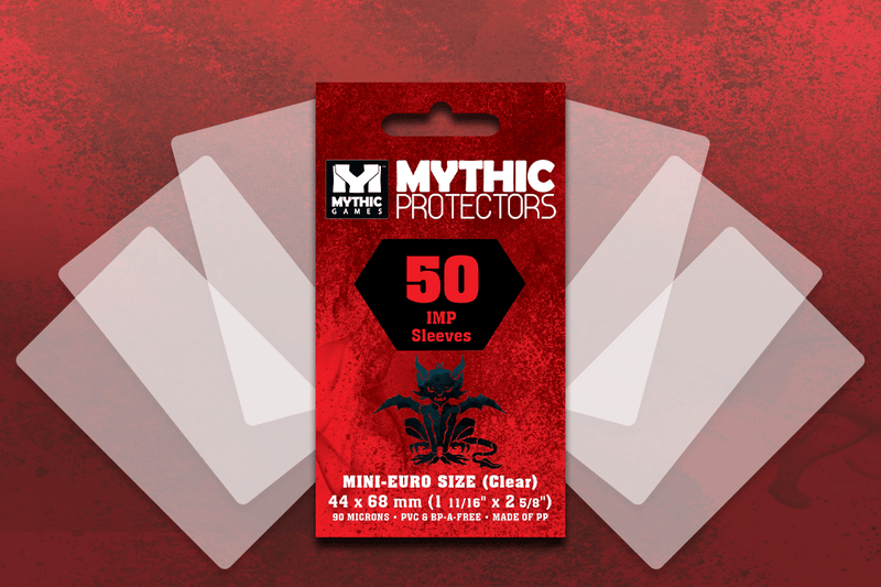 Mythic Protectors: Imp Sleeves Clear 44mm x 68mm (50ct)