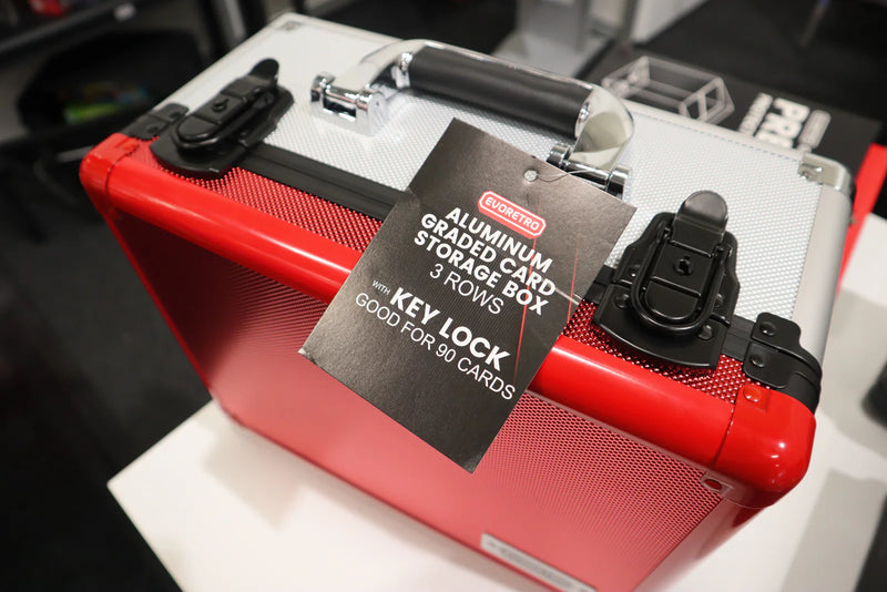 Evoretro 3-Row Aluminium Red/Silver Case With Key System