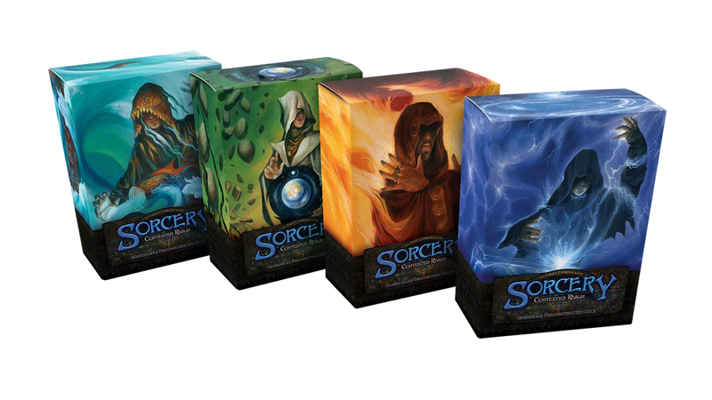 Sorcery: Contested Realm Beta Edition Precon Deck Display