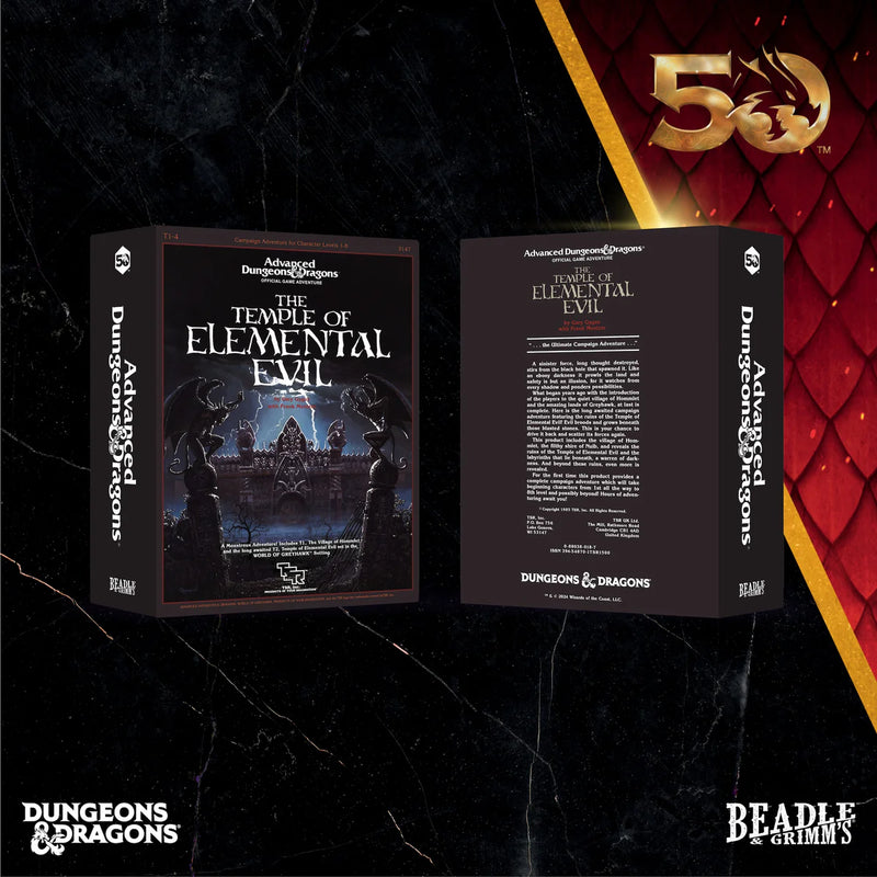 Jeu de dés BNG - Module DND Classic Temple of Elemental Evil