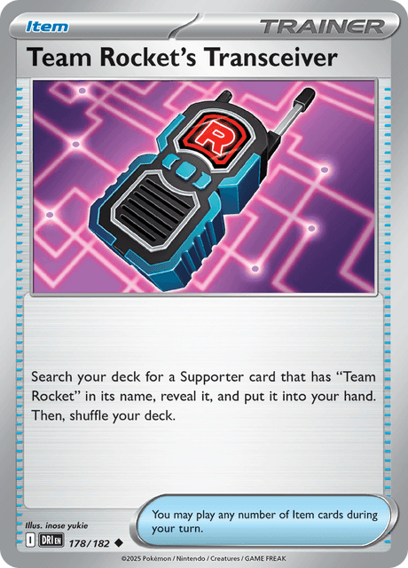 Team Rocket's Transceiver (178/182) [SV10: Destined Rivals]