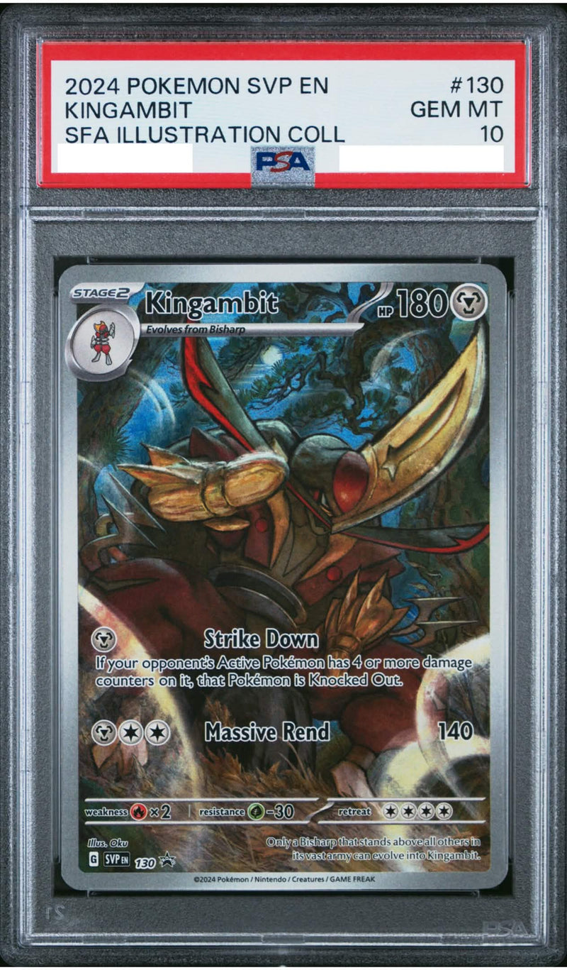 Kingambit (130) [Scarlet & Violet: Black Star Promos] ( PSA 10 Graded Slab )