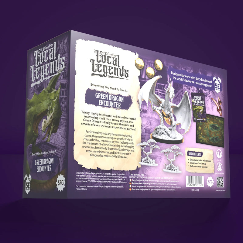 Rencontres épiques : Légendes locales : Rencontre avec le dragon vert (EN)