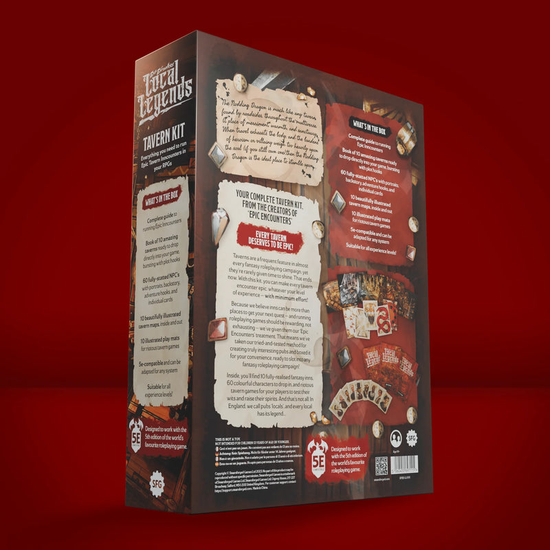 Epic Encounters : Légendes locales : Ensemble de base du kit de taverne (EN)