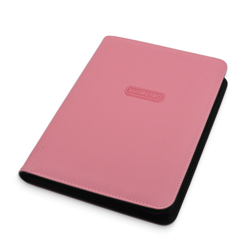 Evoretro 9-Pocket Zip-Up Binder Pink