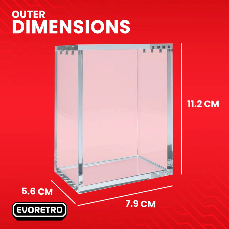 Evoretro Magnetic Acrylic Display Case for Single Booster Bundle / Build and Battle Box