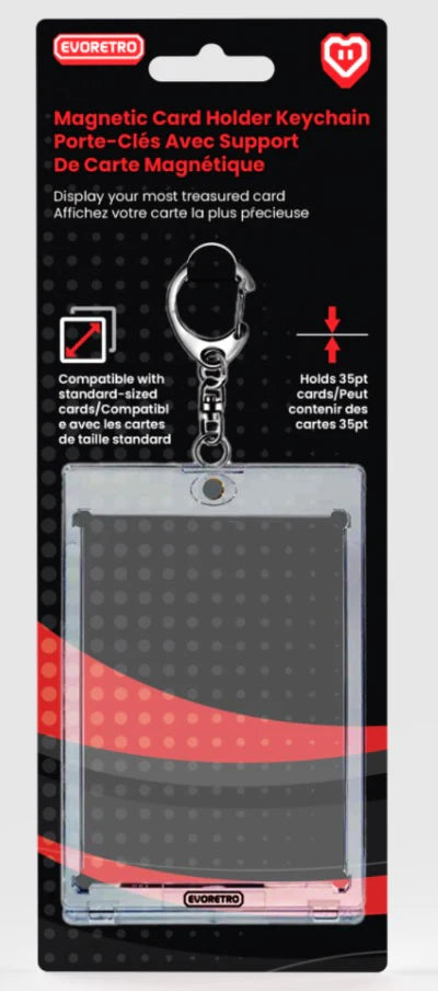 Evoretro Magnetic Card Holder Keychain