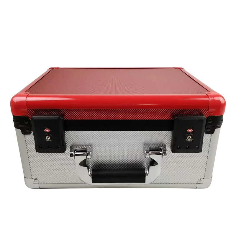 Evoretro 3-Row Aluminum Red/Silver Case With TSA Lock