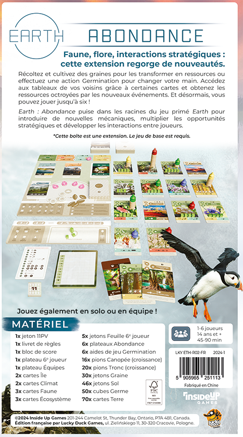 Earth: Extension Abondance (FR)