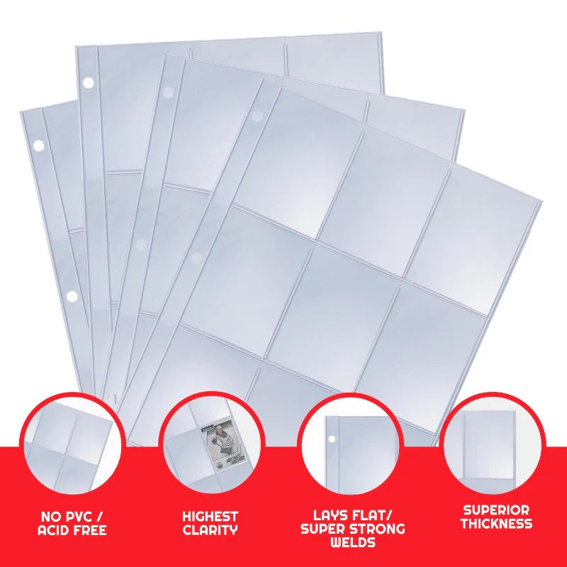 Evoretro 9-Pocket Binder Pages (40ct)